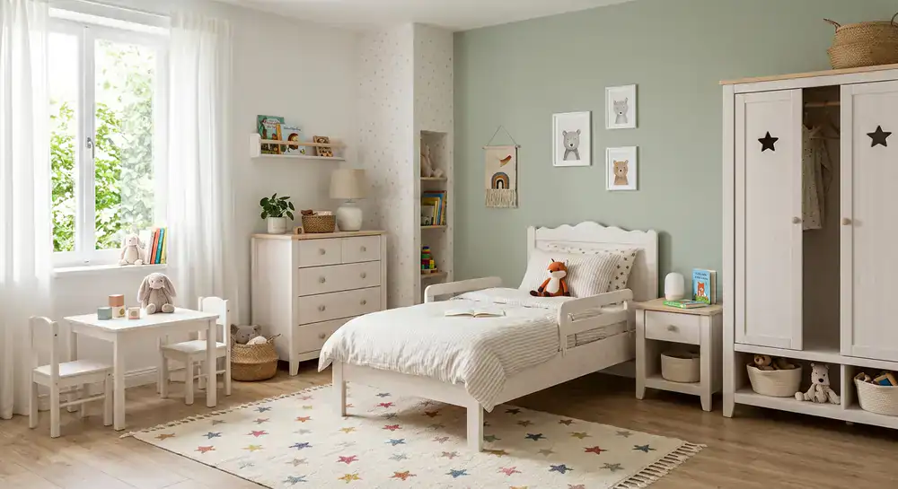 Complete matching children's bedroom furniture set